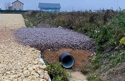 Заезд на участок